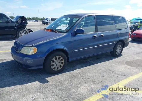2004 Kia Sedona Ex/Lx z USA, uszkodzony, nr VIN KNDUP131X46567049